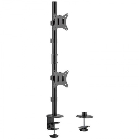 Soporte de Mesa para 2 Monitores o TV Aisens DT32TSR-229/ Giratorio/ Inclinable/ hasta 9kg