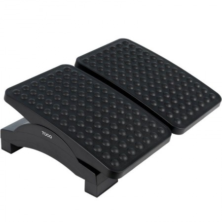 Reposapiés Ajustable/ Inclinable TooQ TQFR0604-B/ 430 x 320 x 105-130 mm