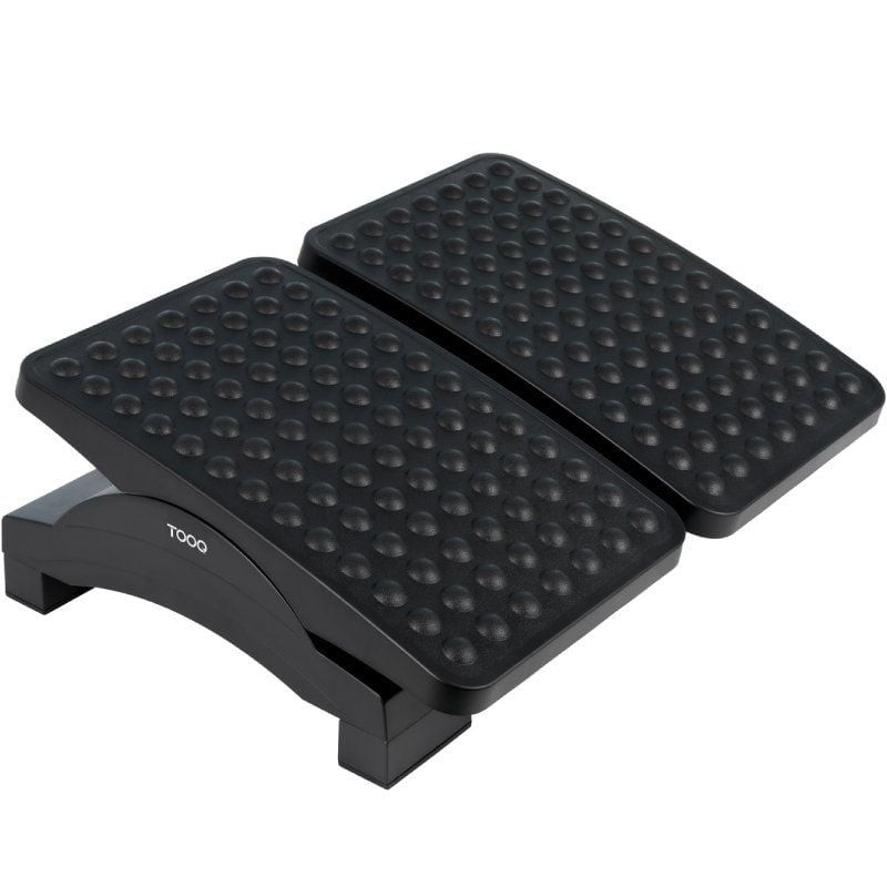 Reposapiés Ajustable/ Inclinable TooQ TQFR0604-B/ 430 x 320 x 105-130 mm
