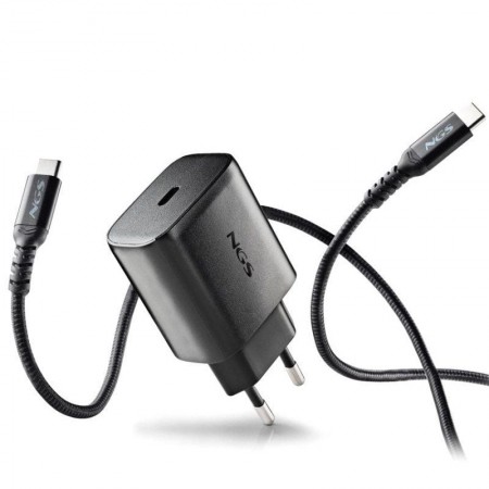 Cargador de Pared GaN NGS Bud 45W/ 1xUSB Tipo-C/ 45W