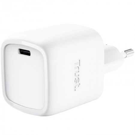 Cargador de Pared GaN Trust Maxo 30W/ 1xUSB Tipo-C/ 30W
