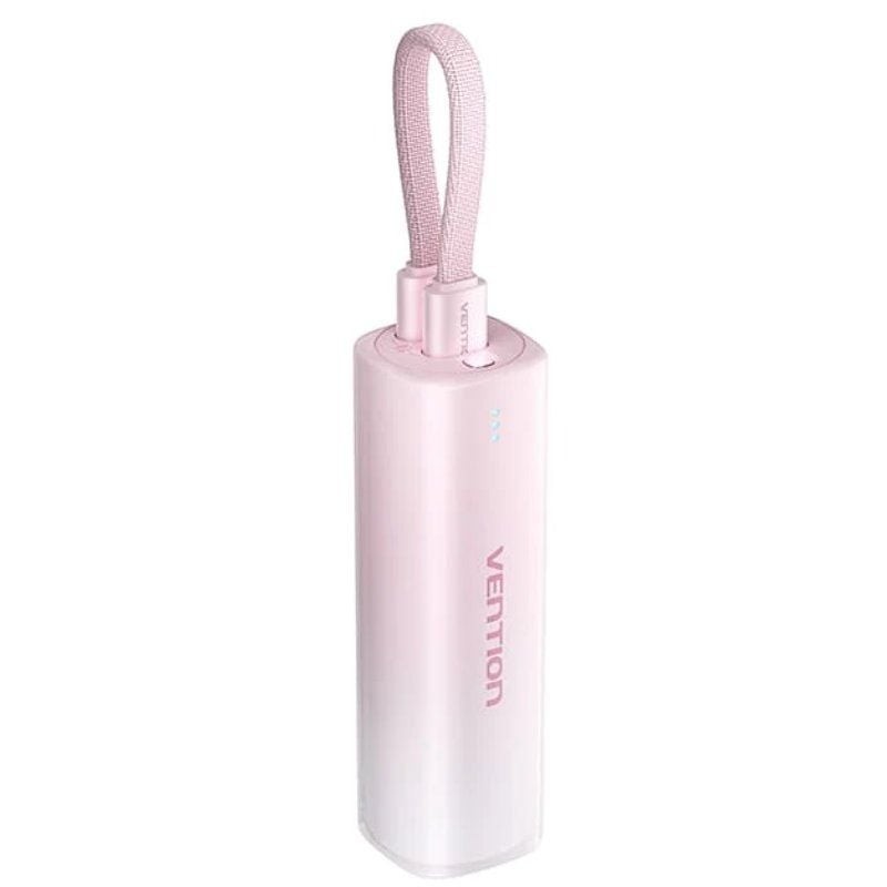 Powerbank 5000mAh Vention FHWR0/ 20W/ Rosa