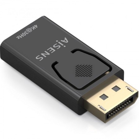 Conversor Aisens A125-0949/ DisplayPort Macho - HDMI Hembra/ Negro