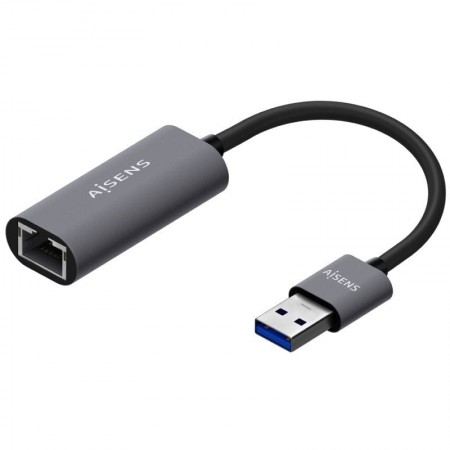 Adaptador USB 3.0 - RJ45 Aisens A106-0708/ 1000Mbps