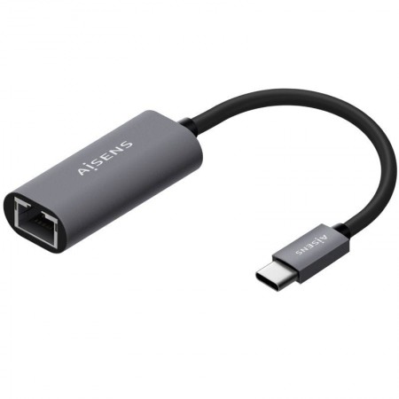 Adaptador USB Tipo-C - RJ45 Aisens A109-0709/ 1000Mbps