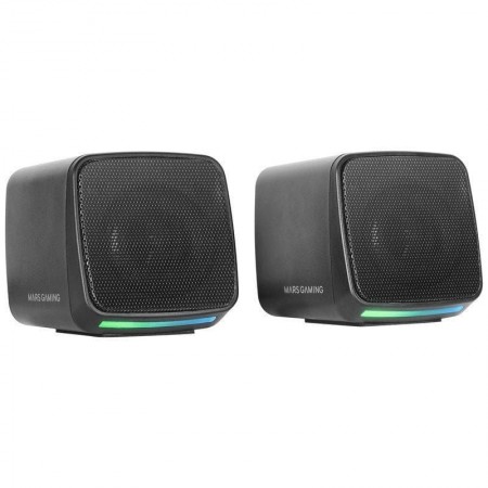 Altavoces Mars Gaming MS-PRO/ 10W/ 1.0/ Negros