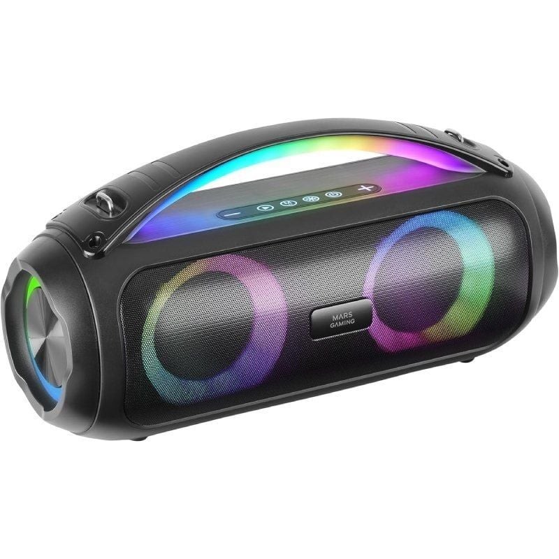 Altavoz con Bluetooth Mars Gaming MS-PULSE/ 50W RMS/ 2.0/ Negro