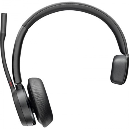 Auricular Inalámbrico Poly Voyager 4310 + Adaptador BT700 + Base de Carga/ con Micrófono/ Bluetooth/ Negro