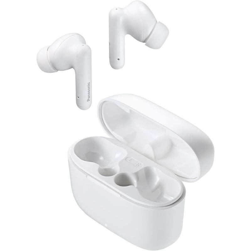 Auriculares Bluetooth Panasonic RZ-B110W con estuche de carga/ Autonomía 6h/ Blancos