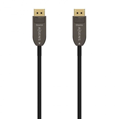Cable DisplayPort 1.4 AOC 8K Aisens A155-0607/ DisplayPort Macho - DisplayPort Macho/ 15m/ Negro