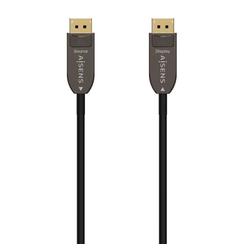 Cable DisplayPort 1.4 AOC 8K Aisens A155-0607/ DisplayPort Macho - DisplayPort Macho/ 15m/ Negro