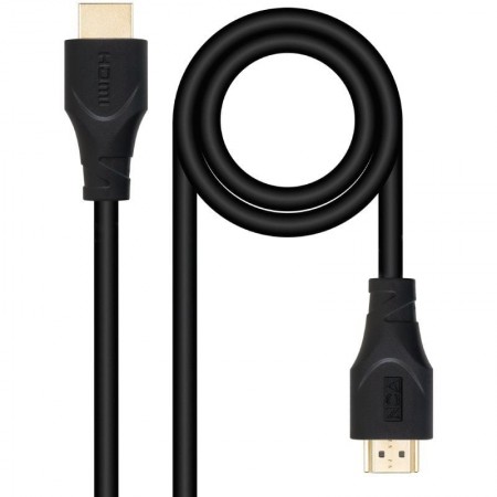 Cable HDMI 1.4 Nanocable 10.15.4705/ HDMI Macho - HDMI Macho/ 5m/ Negro