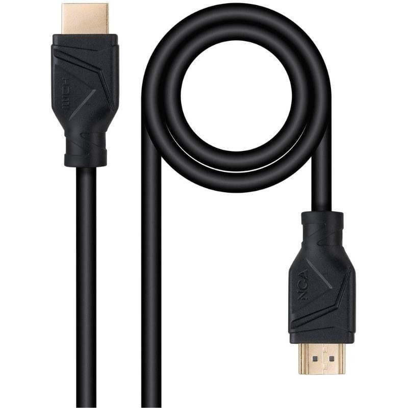 Cable HDMI 2.1 8K Nanocable 10.15.8300/ HDMI Macho - HDMI Macho/ 50cm/ Negro