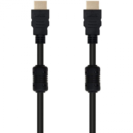 Cable HDMI 1.4 Nanocable 10.15.1810/ HDMI Macho - HDMI Macho/ 10m/ Negro
