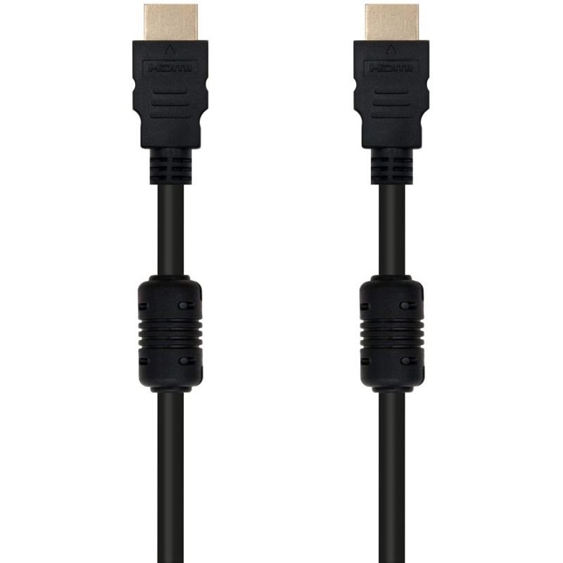 Cable HDMI 1.4 Nanocable 10.15.1810/ HDMI Macho - HDMI Macho/ 10m/ Negro