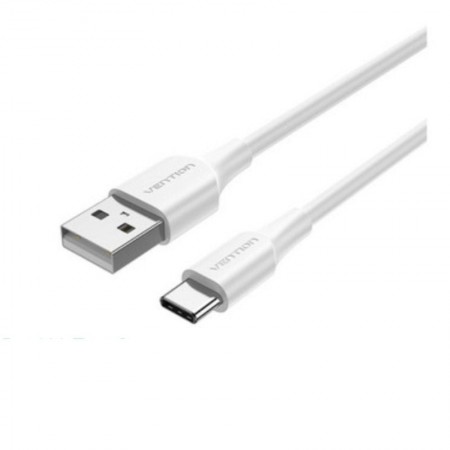Cable USB 2.0 Tipo-C Vention CTHWF/ USB Tipo-C Macho - USB Macho/ 480Mbps/ 1m/ Blanco