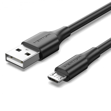 Cable USB 2.0 Vention CTIBF/ USB Macho - MicroUSB Macho/ 480Mbps/ 1m/ Negro