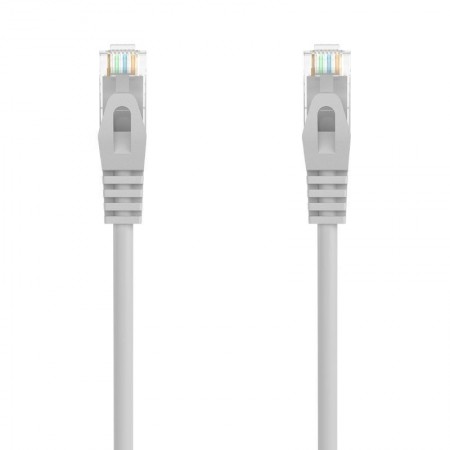 Cable de Red RJ45 AWG24 UTP Aisens A145-0555 Cat.6A/ LSZH/ 20m/ Gris