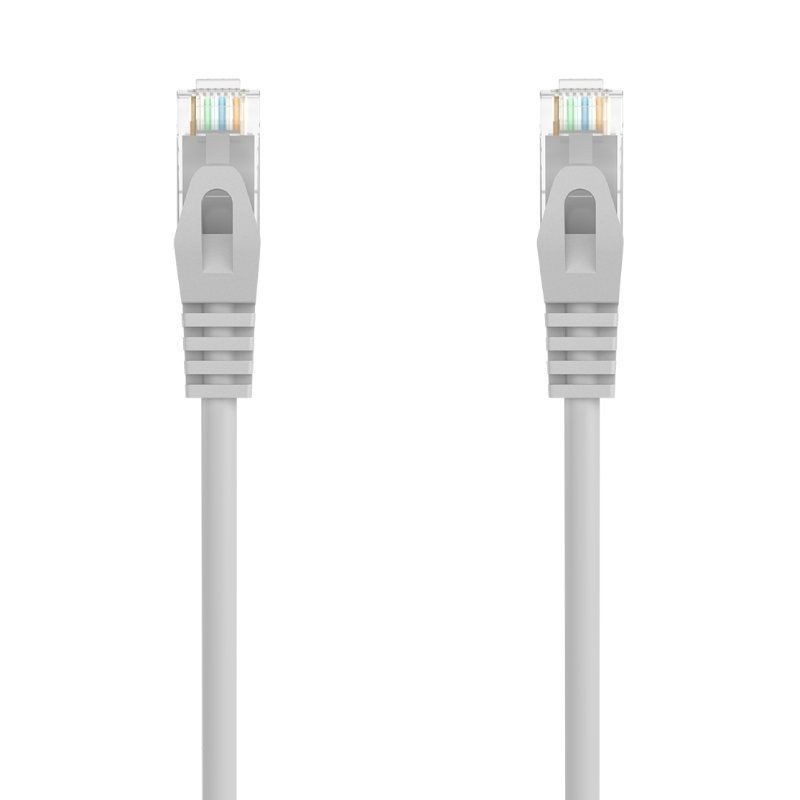 Cable de Red RJ45 AWG24 UTP Aisens A145-0555 Cat.6A/ LSZH/ 20m/ Gris