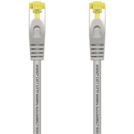 Cable de Red RJ45 S/FTP Aisens A146-0332 Cat.7/ 25cm/ Gris