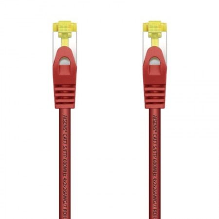 Cable de Red RJ45 SFTP Aisens A146-0470 Cat.7/ 1m/ Rojo