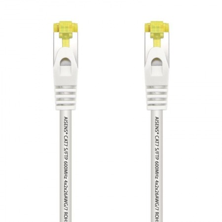 Cable de Red RJ45 SFTP Aisens A146-0491 Cat.7/ 2m/ Blanco