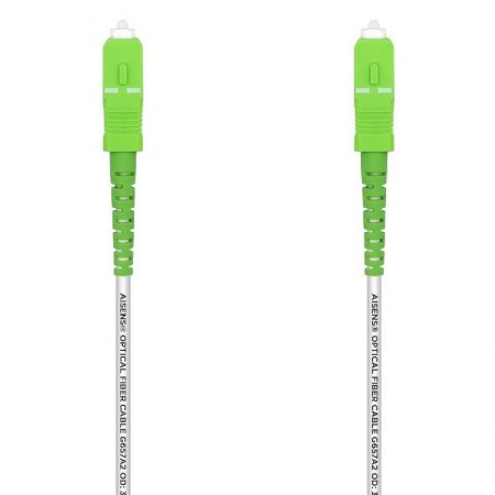 Cable de Fibra Óptica G657A2 3.0 Aisens A152-0497/ LSZH/ 7m/ Blanco