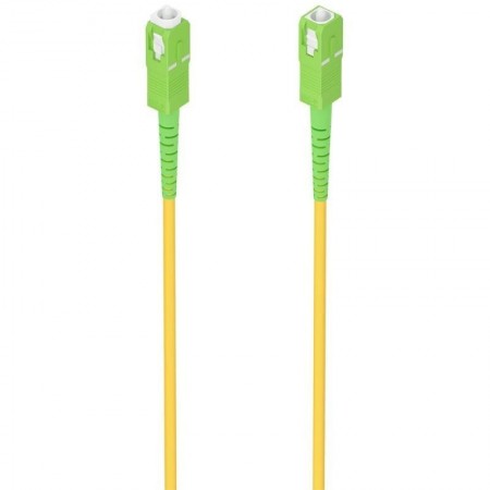 Cable de Fibra Óptica G657A2 3.0 9/125 SMF Aisens A152-0979/ LSZH/ 1m/ Amarillo