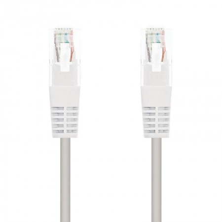 Cable de Red RJ45 UTP Nanocable 10.20.0103-W Cat.5e/ 3m/ Blanco