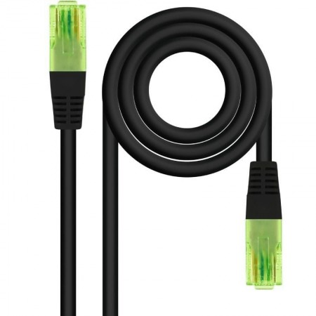 Cable de Red RJ45 UTP Nanocable 10.20.1407-BK Cat.6/ 7m/ Negro