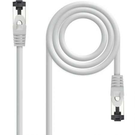 Cable de Red RJ45 SSTP Nanocable 10.20.2000-L30 Cat.8.1/ 30cm/ Gris