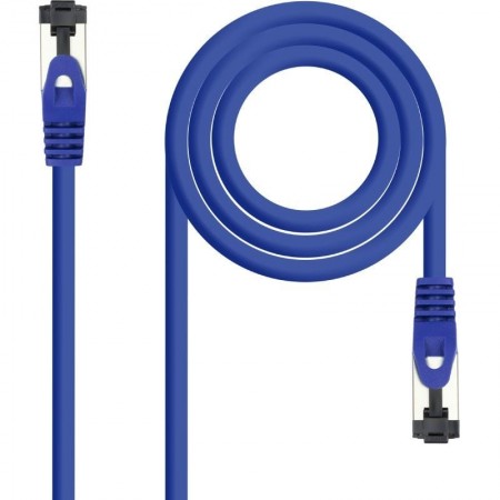 Cable de Red RJ45 SSTP Nanocable 10.20.2001-BL Cat.8.1/ 1m/ Azul