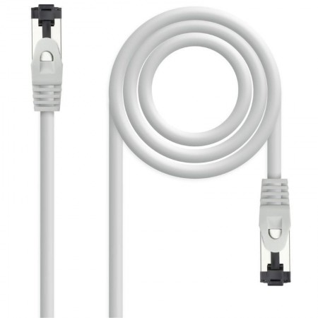 Cable de Red RJ45 SSTP Nanocable 10.20.2015 Cat.8.1/ 15m/ Gris