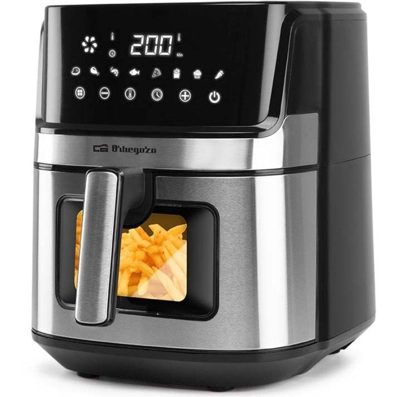 Freidora por Aire Airfryer / Sin Aceite Orbegozo FDR 6520/ 1700W/ Capacidad 6.5L