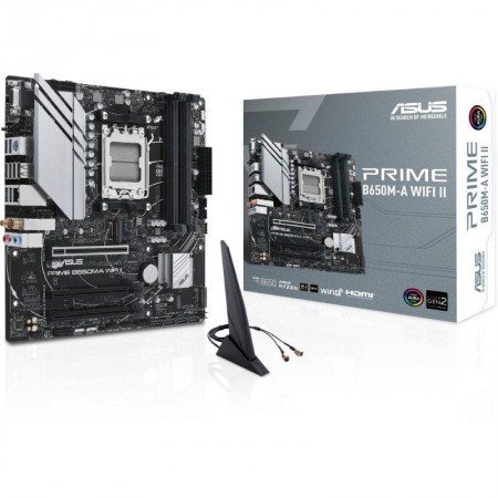 Placa Base Asus Prime B650M-A WIFI II Socket AM5/ DDR5/ PCIe 5.0/ Micro ATX