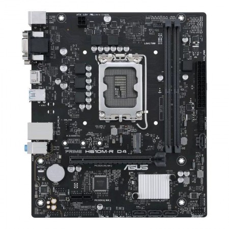 Placa Base Asus Prime H610M-R D4 Socket 1700/ DDR4/ PCIe 4.0/ Micro ATX/ Bulk