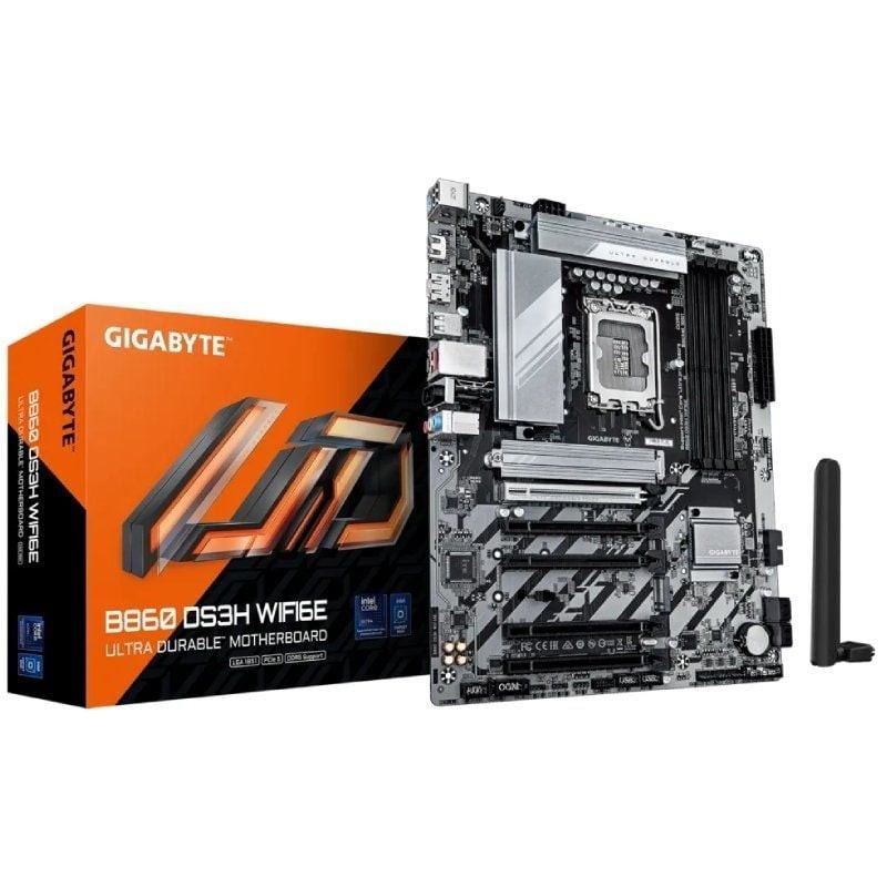 Placa Base Gigabyte B860 DS3H WIFI6E Socket 1851/ DDR5/ PCIe 5.0