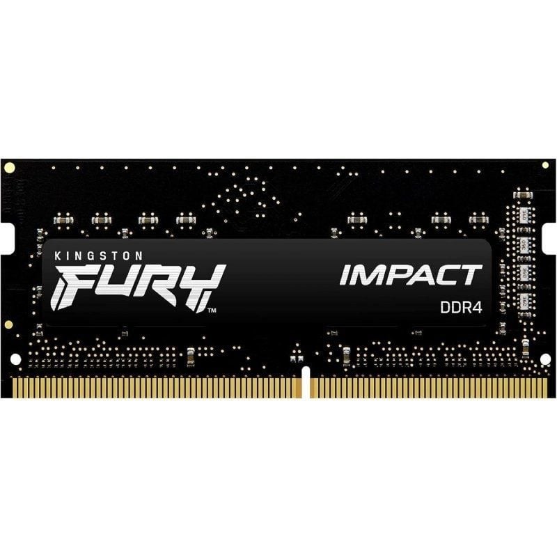 Memoria RAM Kingston FURY Impact 16GB/ DDR4/ 3200MHz/ 1.2V/ CL20/ SODIMM