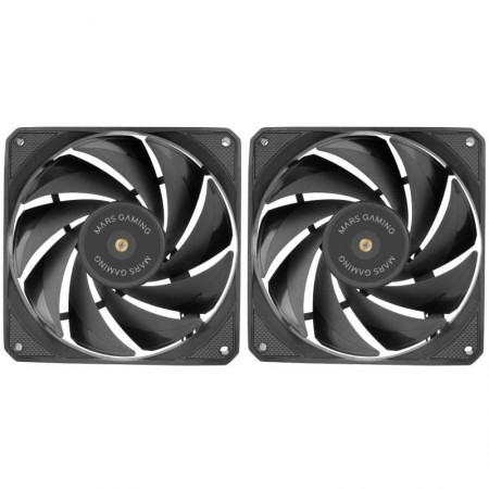 Pack 2 Ventiladores Mars Gaming MF-NCLX2/ 12cm