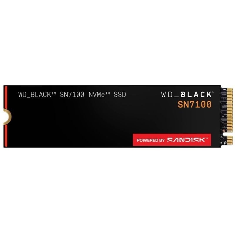 Disco SSD Western Digital WD Black SN7100 2TB/ M.2 2280 PCIe Gen4/ Full Capacity