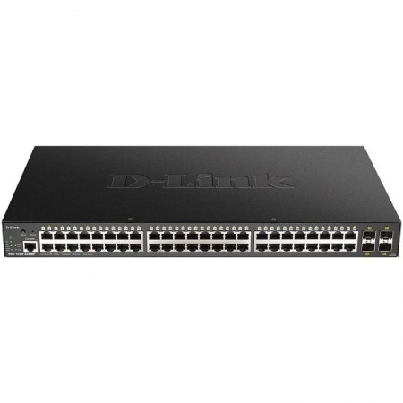 Switch Gestionable D-Link Smart DGS-1250-52XMP 52 Puertos/ RJ-45 10/100/1000 PoE/ SFP