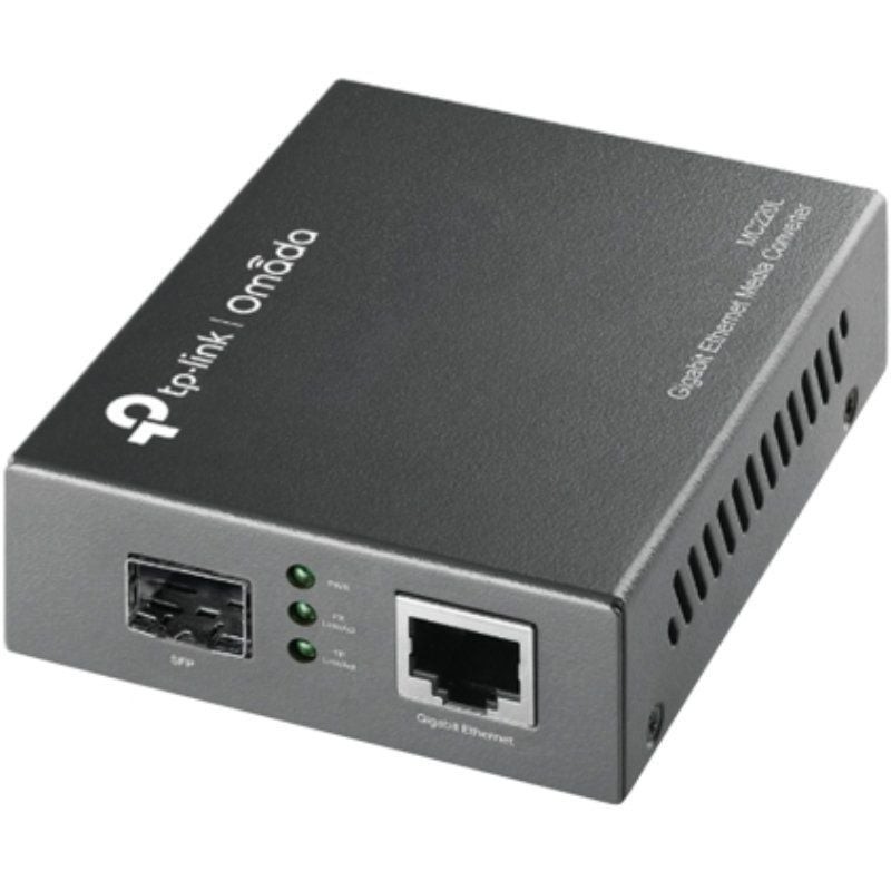 Conversor de Medios Gigabit TP-Link MC220L/ 1 Puerto/ RJ-45 10/100/1000