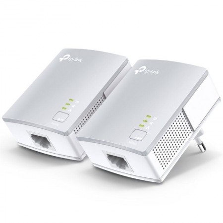 Adaptador Powerline TP-Link TL-PA4010Kit 600Mbps/ Alcance 300m/ Pack de 2
