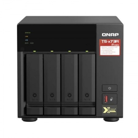 NAS QNAP TS-473A-8G/ 4 Bahías 3.5'- 2.5'/ 8GB DDR4/ Formato Torre