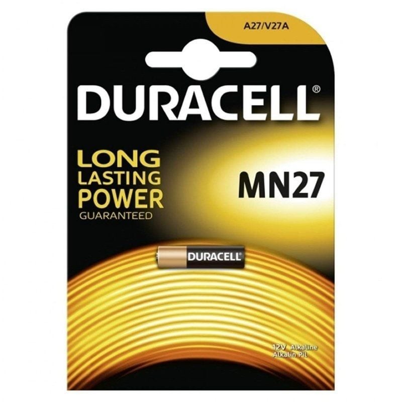 Pila A27 Duracell MN27/ 12V/ Alcalinas