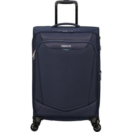 Maleta Mediana American Tourister SummerRide Spinner 69cm/ 69x43x29cm/ 4 Ruedas/ Azul Marino