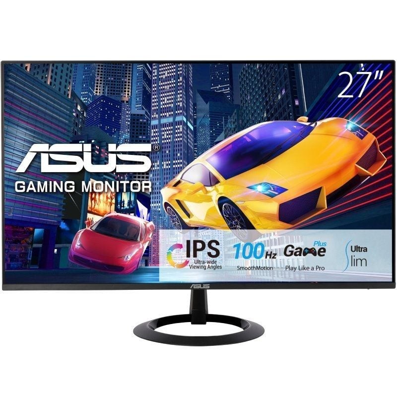 Monitor Polivalente Asus VZ27EHF 27'/ Full HD/ 1ms/ 100Hz/ IPS/ Negro