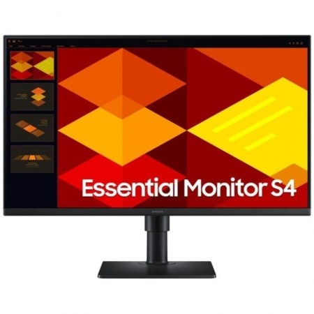 Monitor Profesional Samsung Essential Monitor S4 S27D402GAU 27'/ Full HD/ Regulable en altura/ Negro