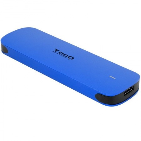 Caja Externa para Disco SSD M.2 NVMe TooQ TQE-2201BL/ USB 3.1 Gen1/ Sin tornillos