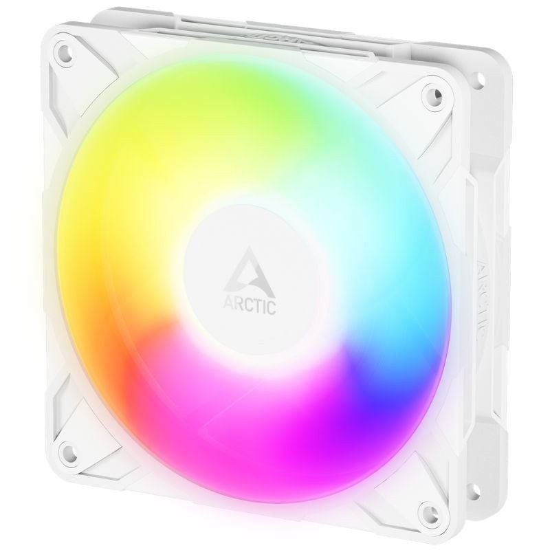 Ventilador Arctic P12 Pro Reverse A-RGB/ 12cm/ Blanco